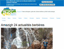 Tablet Screenshot of amazigh24.com